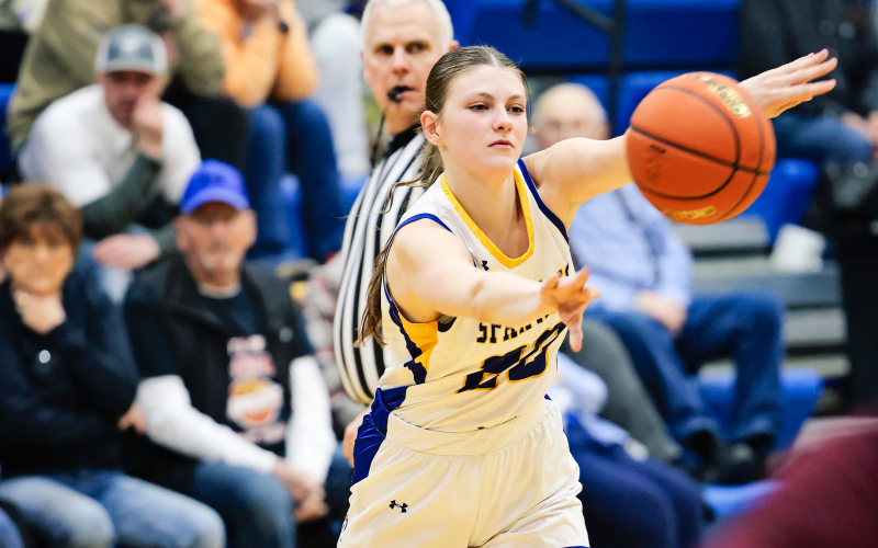 Addy Orth during Region 2B action against De Smet.
