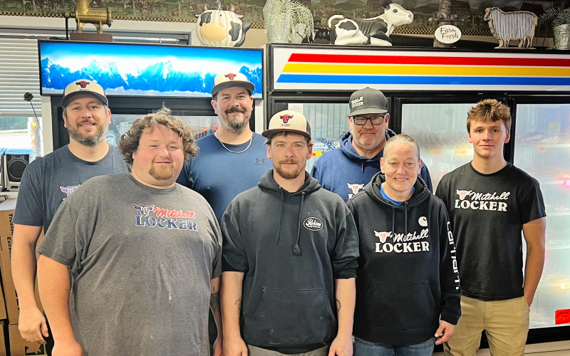 Eichstadt credited the crew at Mitchell Locker for going “above and beyond” in helping the district get started with inspected, locally sourced beef.