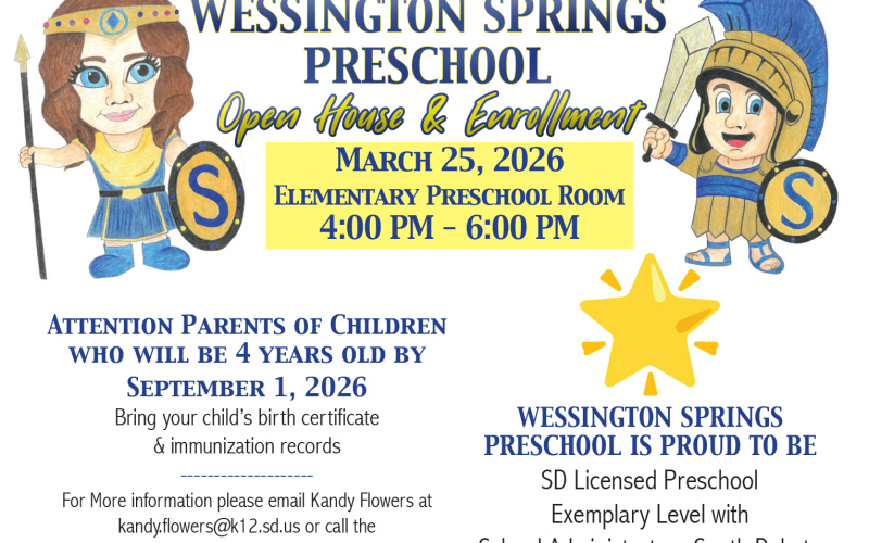 Preschool Open House, Enrollment Scheduled March 25