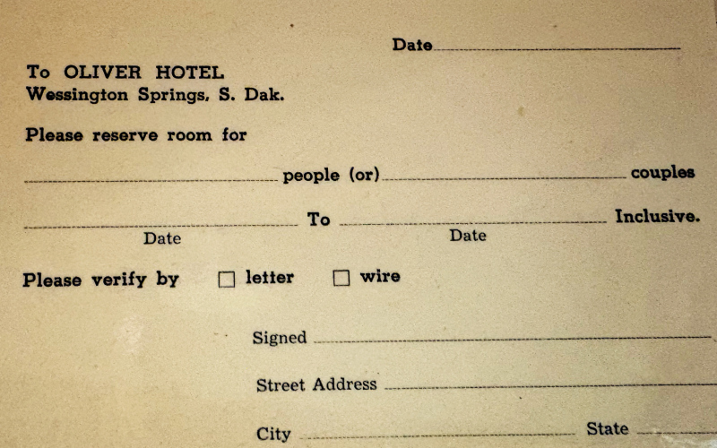 MUSEUM MUSINGS: OLIVER HOTEL
