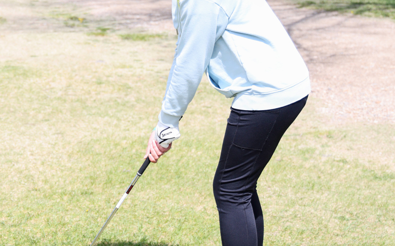 Courtney Dragt (pictured at the Springs Country Club) also turned in a solid round, placing fourth.