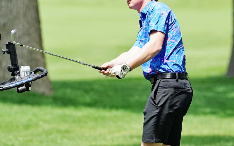 JD  Thompson also earned a fifth-place individual finish at the state tournament. (PHOTO COURTESY SDPB)
