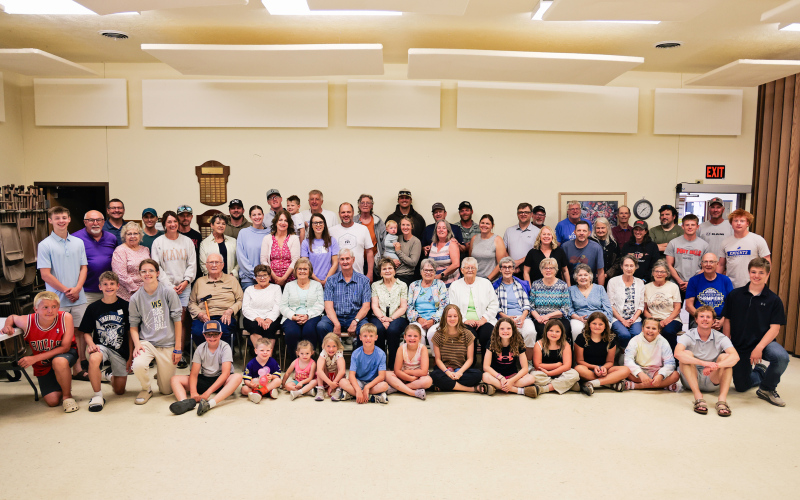 Family members of the late Jerry and Betty Higgins gathered in Wessington Springs June 13-15 for a reunion that included camping in the city park, visits to local attractions and time spent enjoying the community. The gathering was held near what would have been the couple’s 78th wedding anniversary and Betty’s birthday.