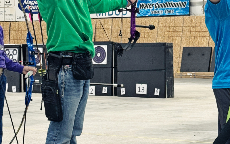 Mauer Jones represented Jerauld/Buffalo County at the South Dakota State Shooting Sports Competition, earning a state championship in Junior Compound Without Sight Release while also placing fourth overall in Junior Compound With Sight Release. Jones also earned purple ribbons in C-Open competition.