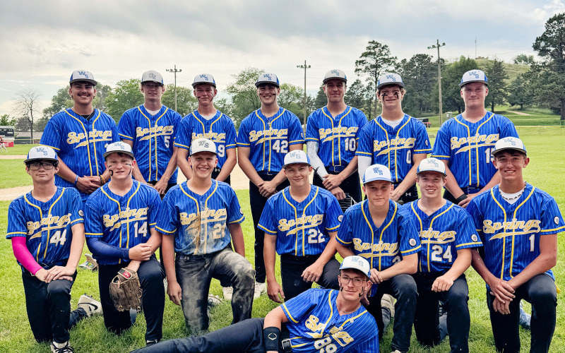 17U Teeners pictred above are, front: Will Grohs. Second row left to right: Eli Kapp, Ryder Roduner, Chaz Larson, Mauer Jones, Hastin Heezen, Sutten Jensen, Grason Finn. Back row, left to right: Blake Miller Gavin Brandenburg, Hunter Heezen, Brett Miller, Carson Finn, Teagan Eggelston, Rylan Eggelston. (PHOTO COURTESY KATIE JONES)