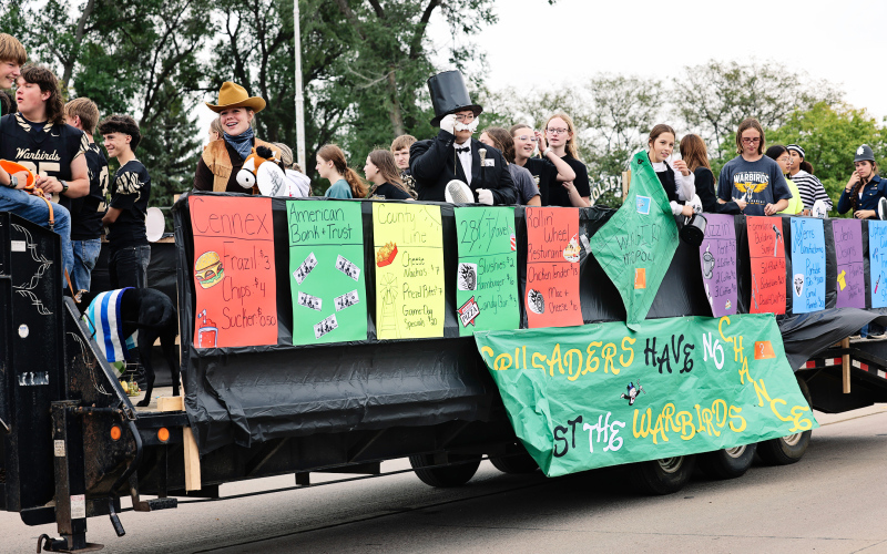 Games were the theme as Wolsey-Wessington students and community members took over Highway 281 for the 2026 Homecoming parade.