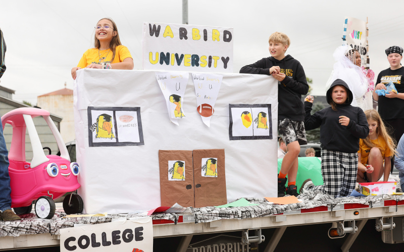 Games were the theme as Wolsey-Wessington students and community members took over Highway 281 for the 2026 Homecoming parade.