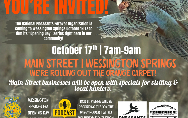 Wessington Springs rolls out orange carpet for Opening Day