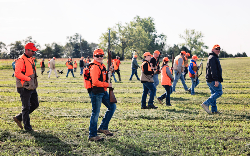 Young hunters enjoyed a day of learning, camaraderie and outdoor adventure during the Wessington Springs Pheasants Forever Chapter’s annual Youth Hunt on Saturday, Oct. 3. Seventeen youth participated in the event, which included trap shooting, firearm safety instruction and a guided pheasant hunt with parents, mentors and chapter volunteers. (KRISTI HINE / TRUE DAKOTAN)