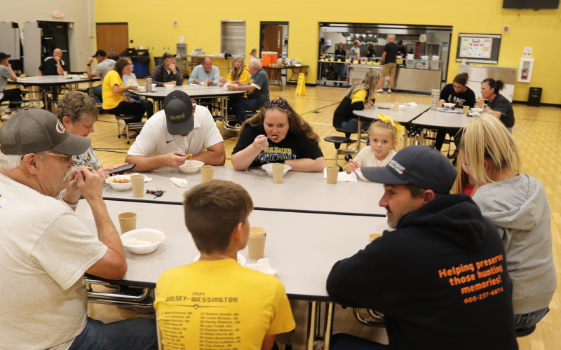 Community members filled The Commons during the Oct. 9 benefit, showing their support for the Donovan family.