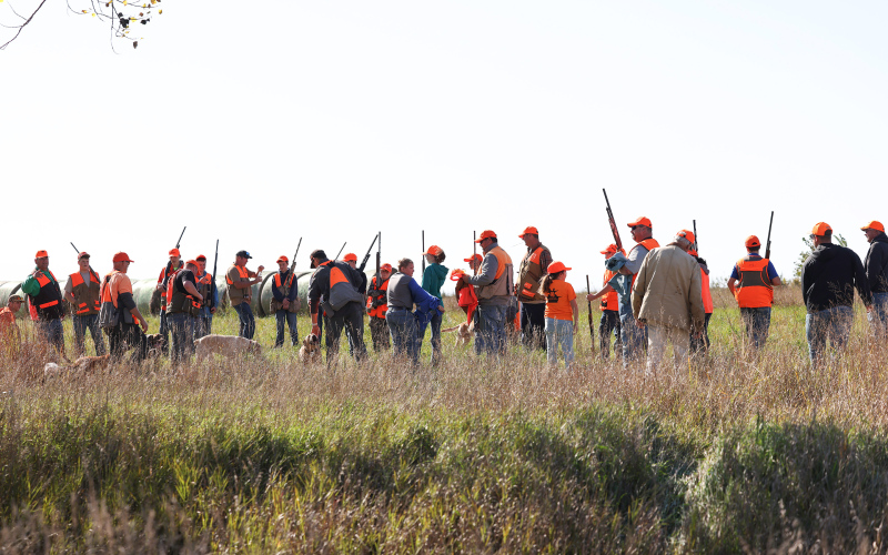 Young hunters enjoyed a day of learning, camaraderie and outdoor adventure during the Wessington Springs Pheasants Forever Chapter’s annual Youth Hunt on Saturday, Oct. 3. Seventeen youth participated in the event, which included trap shooting, firearm safety instruction and a guided pheasant hunt with parents, mentors and chapter volunteers. (KRISTI HINE / TRUE DAKOTAN)