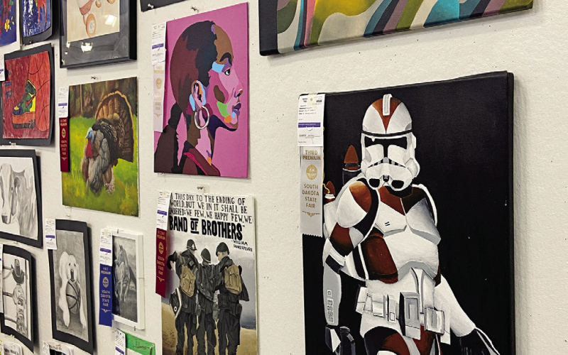 Local artistic talent recognized at state fair