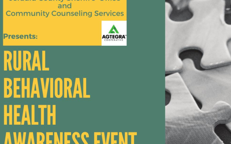 Jerauld Co. Sheriff’s Office Teams up with Community Counseling Services to Bring Rural Mental Health Awareness Event to Springs