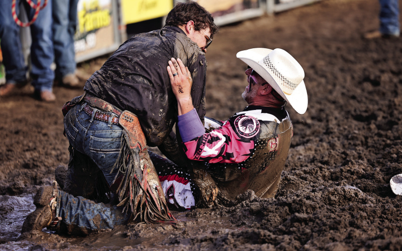 Storms give way to memorable rodeo