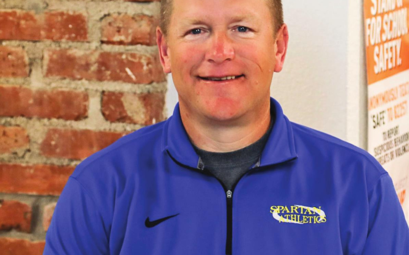 Nominated by members of the South Dakota Association of Secondary Principals, Wessington Springs Middle/High School Principal, Jason Kolousek, was named the Principal of the Year for Region 3. KRISTI HINE / TRUE DAKOTAN