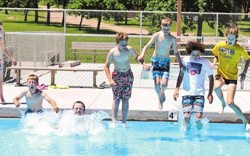 MAKING A DASH FOR THE FIRST SPLASH