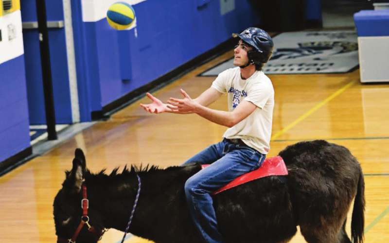FFA-Sponsored Donkey Basketball Raises Funds for Food Pantry, Jerauld Co. Ambulance