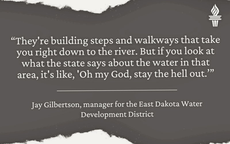 Smithfield's nitrate discharge to the Big Sioux River was 47% lower in 2023 than it was in 2022, said Ray Atkinson, senior director of external communications for the company. TOP PHOTO: STU WHITNEY / SOUTH DAKOTA NEWS WATCH