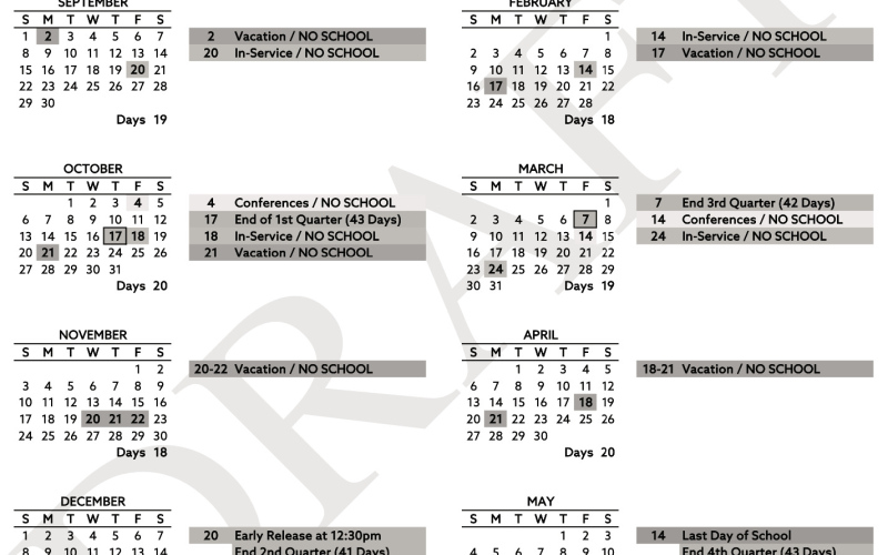 Concerns Raised Over Proposed 2024-2025 School Calendar