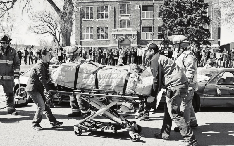 Mock crash inspires safe driving habits for students