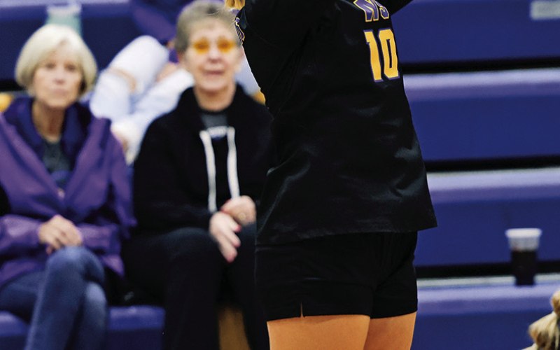 With a thrilling 34-32 opening-set win, Wessington Springs defeated Gregory in four sets on Saturday at home. (34-32, 23-25, 25-23 and 25-17).