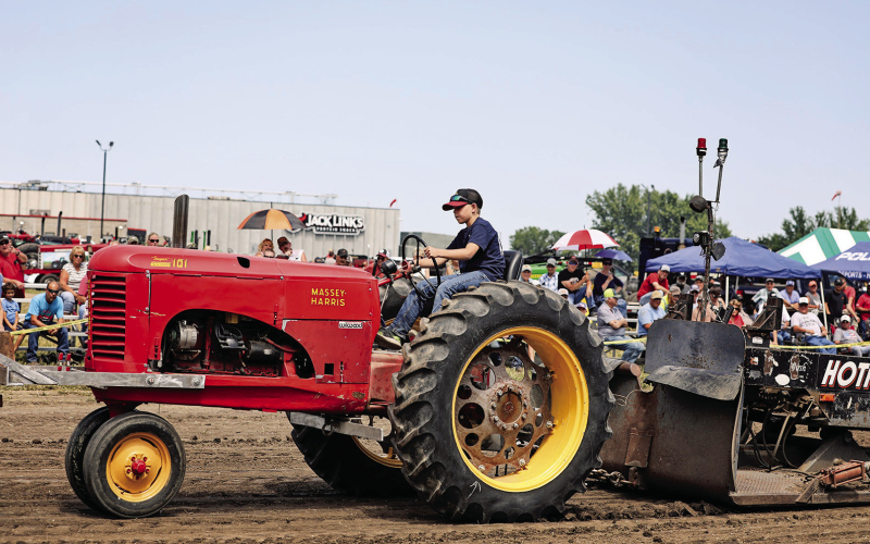 Alpena Tractor Pull, Car Show and All School Reunion Draw Record Crowd to Town