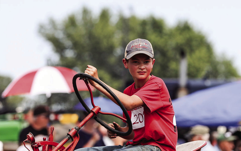 Alpena Tractor Pull, Car Show and All School Reunion Draw Record Crowd to Town