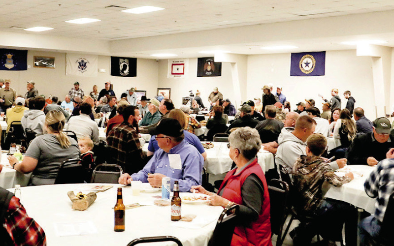 Out-of-town visitors and locals alike flocked to the American Legion on the eve before Pheasant Season Opener last Friday, kicking off the season-long celebration with food, friendship and fun. A record number of attendees at the Wessington Springs Pheasants Forever Chapter annual banquet and auction fundraiser caused the American Legion event center to reach capacity last Friday.
