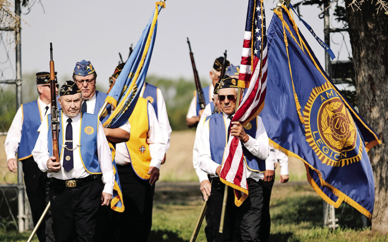 The annual Hope Cemetery Memorial Day program, highlighted by military rights by American Legion Willman-Fee Post 14 and VFW Post 5548 drew a crowd to rural Wessington Springs Monday to pay respect, honor and remember.
