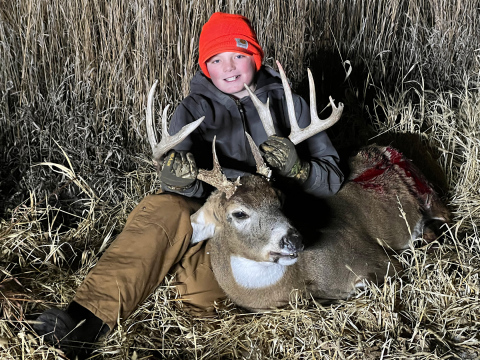 SHARE YOUR SHOT: Three generation hunt yields nice 6x7 buck for Cole Wenzel