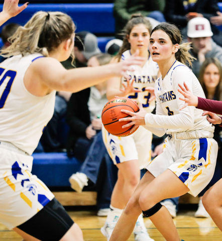 No. 3 Seed Spartans Girls March Toward 281 Conference Tourney. Shown above, Kate Havlik. 