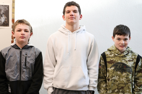 Nolan Schaller, Hayes Havlik, Chase Dunsmore
