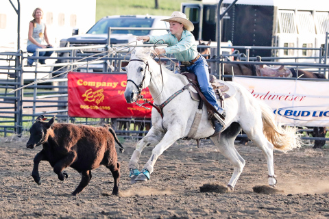  Raylee Fagerhaug, shown above during breakaway action last Saturday.
