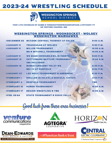 Wrestling Schedule Available In This Week's Print And E-Edition