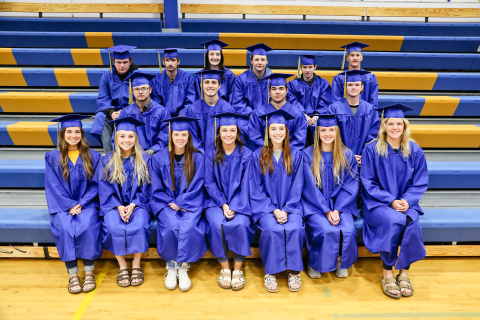 Members of the class are, back row, left to right: Garett Anson, Udell Barber, Carissa Scheel, Maverick Jones, Kordell Schafer, Blake Larson. Center row, left to right: Troy Fastnacht, Brock Krueger, Carter Gaikowski, Wynand Bothma. Front row, left to right: Alyssa Grohs, Raylee Fagerhaug, Hannah Heezen, Haeleigh Mulder, Caroline Witte, Abigail Kolousek and Avery Orth.  
