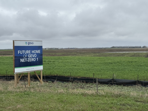 The small tourism community of De Smet, the county seat of Kingsbury County in east-central South Dakota, would surely see spin-off economic growth if a large dairy and biofuels plant both open in the region. Pictured is the future site of Gevo Net-Zero in Kingsbury County. (Photos: Bart Pfankuch / South Dakota News Watch)