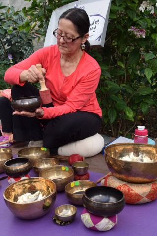 Tibetan Bowl Musician Deb Yoder to Headline first Music on the Garden.