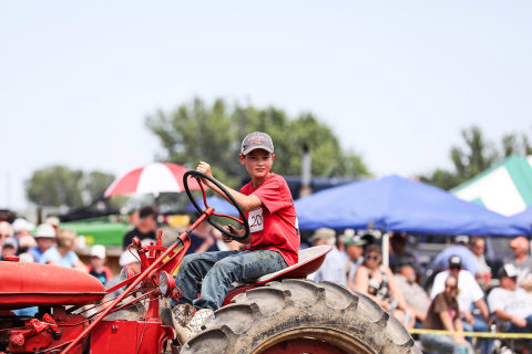 Emmitt Feistner was a regular in the 2023 Alpena Tractor Pull with several hooks. TRUE DAKOTAN FILE PHOTO