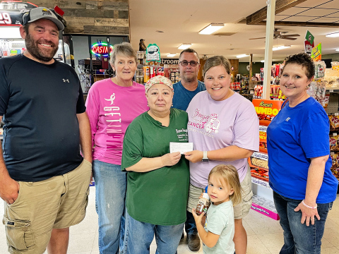 Shown left to right, back row: Eric Schroeder, Gloria Vavra, Shane Mentzer. Front row, Evelyn Moralez, Betsy Schroeder, Hazel Schroeder and Reina Ford. SUBMITTED 
