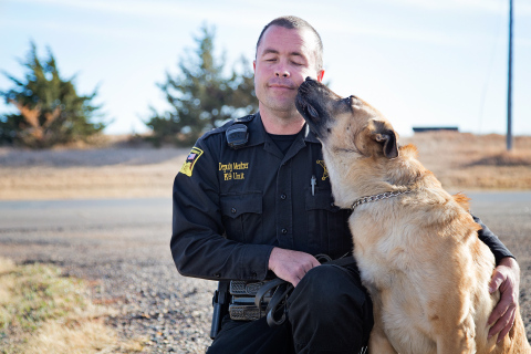 Shane Mentzer and Ajax. 