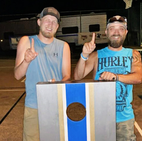 First place winners Trevor Ferguson and Derek Thury.