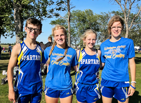 Ranick Fjerstad, Ella Kolousek, Alexis Roesler, Masynn Mebius. PHOTO COURTESY BECKY KRUEGER