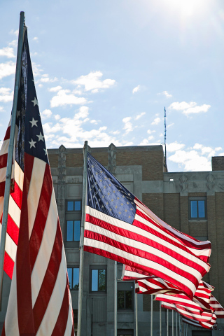 Sharing a review on flag etiquette