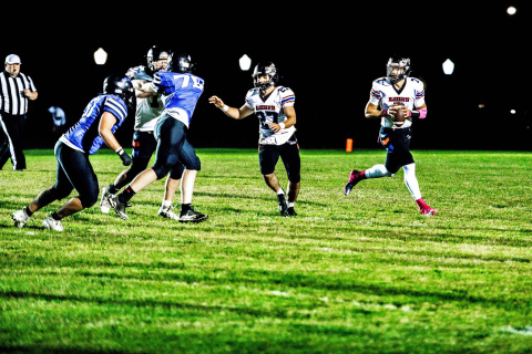 Holden Havlik led the Blackhawk offense with 237 yards and a score on 14 of 26 passing. 