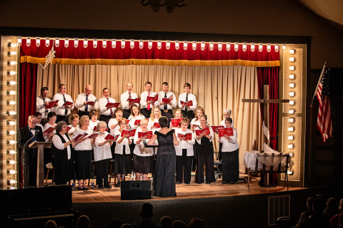 TRUE DAKOTAN FILE PHOTO A beloved annual tradition, the Wessington Springs Community Choir Christmas Performance is slated for December 14 and 15. Rehearsal is underway and community voices are welcome and encouraged to attend the next practice, this Sunday at 4 p.m.