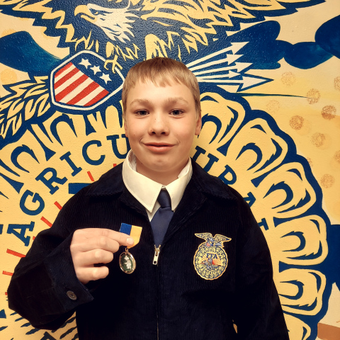 Christensen Among FFA Regional Range Winners to Receive Scholarship