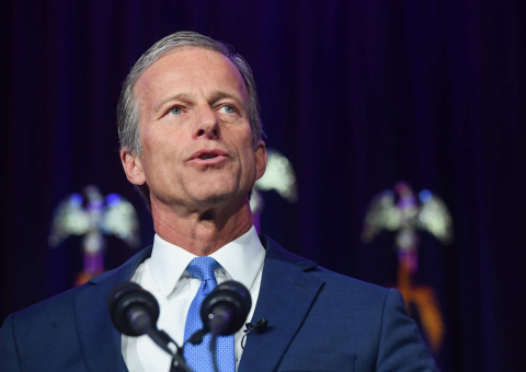 South Dakota Sen. John Thune was elected Senate Majority Leader in a secret ballot among GOP senators Wednesday in Washington, fending off a challenge from Rick Scott of Florida. (PHOTO: ARGUS LEADER)