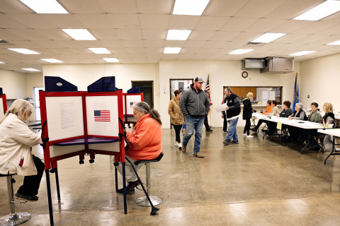 Polls See High Voter Turnout on Election Day