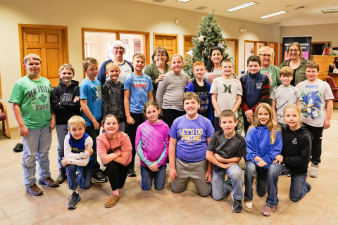Fourth graders shown, back row, left to right: Otto Zastrow, Crew Wenzel, Parker Karsky, Holden Schelske, Jevon Kolousek, Maxon Finn, Caleb Culver, Lawson Fagerhaug, Dawson Bultsma, Kaddilac Coleman, Tayden Huisman. Front row: Lincoln Mikkelson, Hadley Weber, Cara Van Dyke, Devin Mentele, Kershaw Reiner, Remie Yost, Liberty Mikkelson.