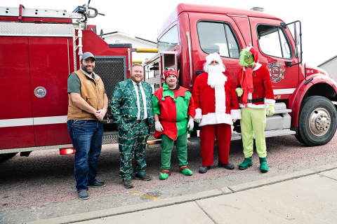Jolly Old Kris Kringle returns to City Hall in Wessington Springs on Saturday, December 21